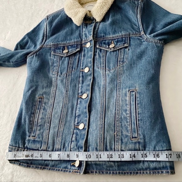 Old Navy Sherpa Jean Jacket - Picture 5 of 8